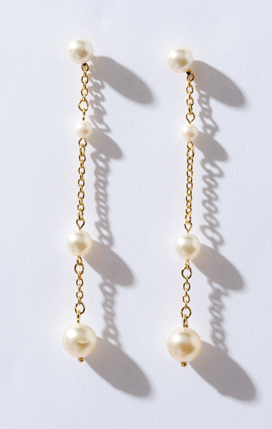 Faithy Jewels Charlotte Earrings ~ Gold/Pearl