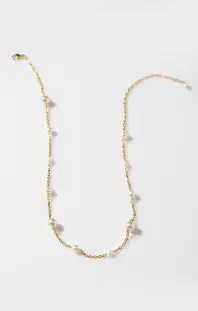 Faithy Jewels Charlotte Necklace ~ Gold/Pearl(OS)