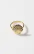 Faithy Jewels Sophie Shell Ring ~ Gold
