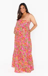 Long Weekend Maxi Dress ~ Paradise Palms(XS)