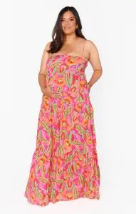 Long Weekend Maxi Dress ~ Paradise Palms(XS)