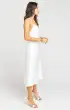 Verona Cowl Dress ~ Ivory Luxe Satin(XXS)