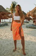 Kiran Sarong ~ Golden Hour Tie Dye(OS)