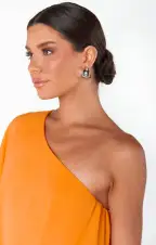 Faithy Jewels Large Lucy Hoop Earrings ~ Silver(OS)