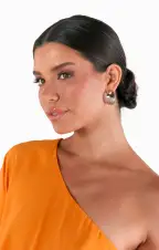 Faithy Jewels Large Lucy Hoop Earrings ~ Silver(OS)