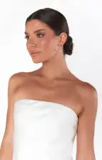 Faithy Jewels Diana Double Hoop ~ Gold/Pearl(OS)