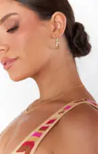 Faithy Jewels Daisy Hoop ~ Gold(OS)