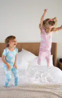 Mini Paige Sleep Set ~ Blue Bunnies Jersey(1T)