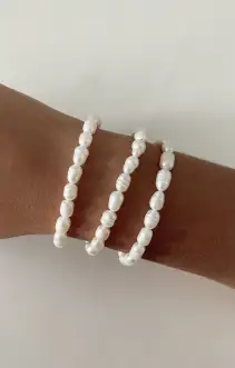 ALV Jewels Arielle Pearl Bracelet ~ Ivory(OS)