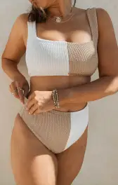 Pacific Top ~ Vanilla Latte Scrunch(XS)