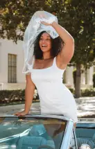 Camille Mini Dress ~ White Taffeta(XXS)