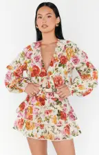 Nat Skort ~ Ivory Hillside Floral(XS)
