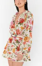 Nat Skort ~ Ivory Hillside Floral(XS)