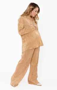 Everywhere Pants ~ Gold Pleat(XS)