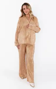 Everywhere Top ~ Gold Pleat(XS)