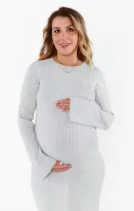 City Dress ~ Silver Shimmer Knit(XS)
