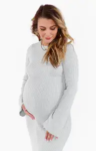 City Dress ~ Silver Shimmer Knit(XS)