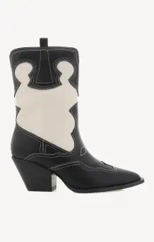 Billini Adriel Western Boot ~ Black/Ivory(6)