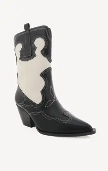 Billini Adriel Western Boot ~ Black/Ivory(6)