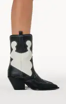 Billini Adriel Western Boot ~ Black/Ivory(6)