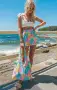 Pacific Avenue Skirt ~ Beachy Floral Terry(XS)