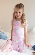 Mini Paige Sleep Set ~ Pink Bunnies Jersey