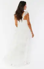Fairytale Maxi Dress ~ White Tulle(XXS)