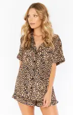 Slumber PJ Set ~ Wild Cheetah(XS)