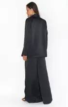 Irwin Pants ~ Black Luxe Satin(XXS)