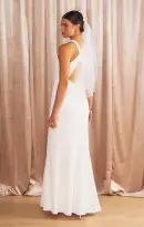 Rachel Maxi Dress ~ White Stretch(XXS)