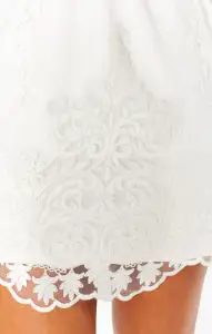 Avery Mini Dress ~ Adorning Lace White(XXS)