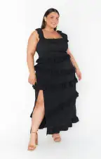 Greta Dress ~ Black Stretch(XXS)