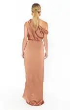 Jodie Dress ~ Copper Luxe Satin(XXS)