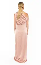 Jodie Dress ~ Rose Gold Luxe Satin(XXS)