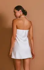Taylor Tube Mini Dress ~ Ivory Luxe Satin(XXS)