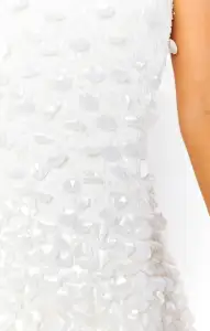 Savvy Tube Dress ~ Shiny Shell Embellishment(XXS)