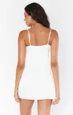 Happily Ever Top Slip ~ Ivory Luxe Satin(XXS)