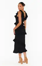 Greta Dress ~ Black Stretch(XXS)