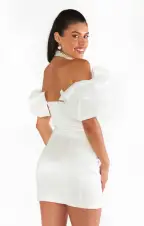 Major Drama Dress ~ White Taffeta(XXS)