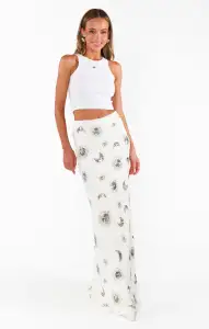 RSVP Skirt ~ White Celestial Sequins(XXS)