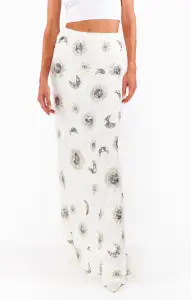 RSVP Skirt ~ White Celestial Sequins(XXS)