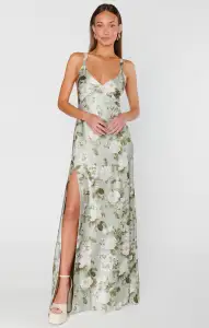 Anderson Maxi Dress ~ Secret Garden(XXS)
