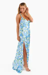 Anderson Maxi Dress ~ Cottage Floral Blue(XXS)