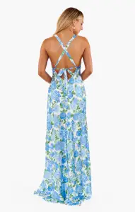 Anderson Maxi Dress ~ Cottage Floral Blue(XXS)