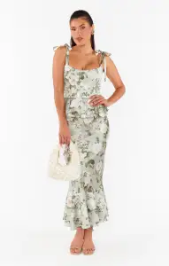 Pauline Peplum Dress ~ Secret Garden(XXS)