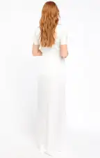 Rome Twist Gown ~ Ivory Luxe Satin(XXS)