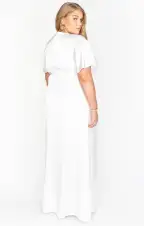 Rome Twist Gown ~ Ivory Luxe Satin(XXS)