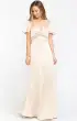 Rome Twist Gown ~ Champagne Luxe Satin(XXS)