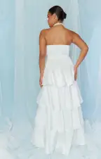 Katrina Swing Skirt ~ White Taffeta(XXS)