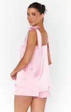 Makeup Tank ~ Light Pink Luxe Satin(XXS)